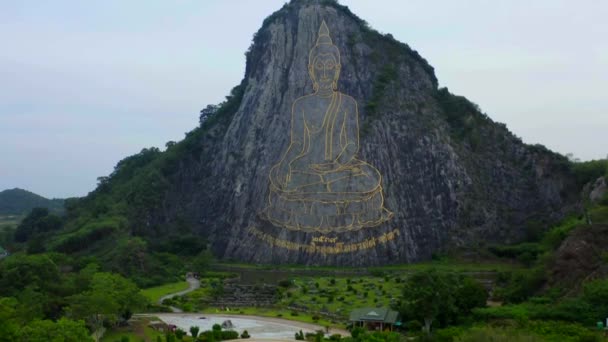 Buddha Mountain in Pattaya, Chonburi, Thailand — Stock Video