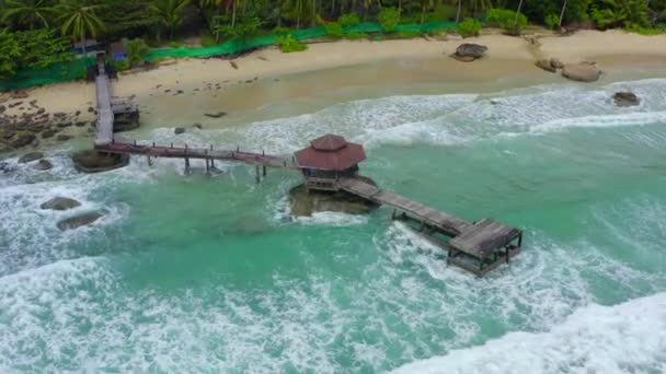 Haad Noi, Ao Noi Beach in Koh Kood, Трат, Таиланд — стоковое видео