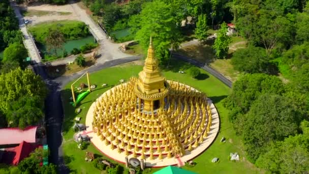 Ват Па Саванг Бун в Сарабури, Таиланд — стоковое видео