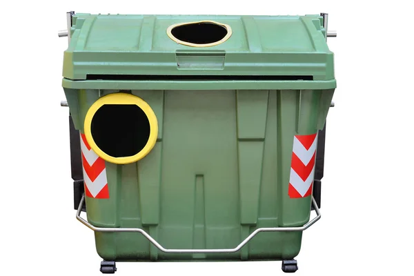 Dumpster geïsoleerd op witte achtergrond — Stockfoto