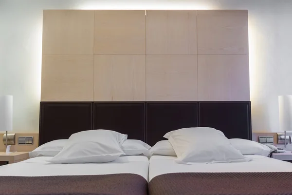Säng Hotellrum — Stockfoto