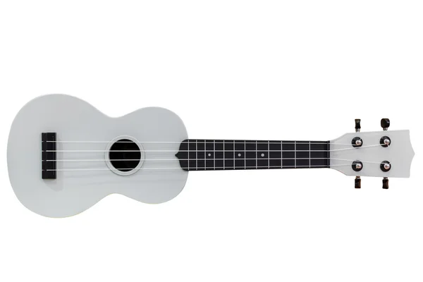 Guitarra acústica isolada sobre fundo branco — Fotografia de Stock