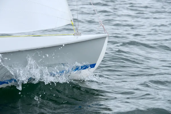 Yate en el mar de cerca —  Fotos de Stock