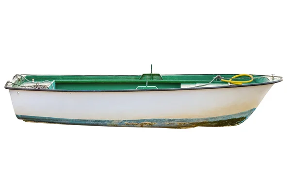 Рыбацкая лодка на белом фоне — стоковое фото