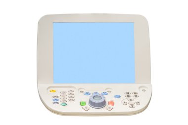 tıbbi cihazın beyaz arka plan üzerinde izole monitör