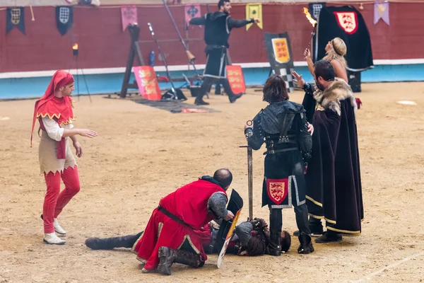 Torneo de caballeros medievales —  Fotos de Stock