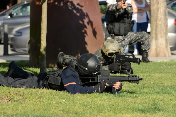 Formação das forças especiais policiais — Fotografia de Stock