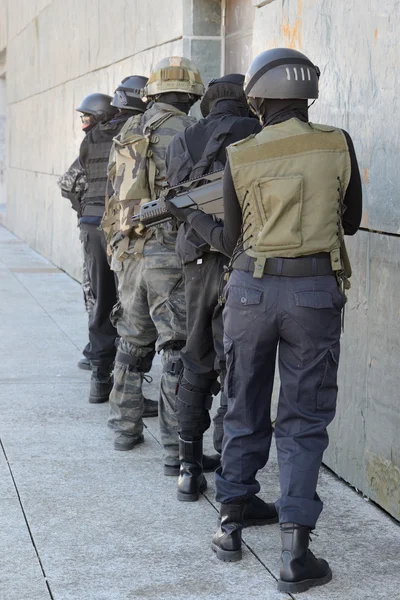 Formação das forças especiais policiais — Fotografia de Stock