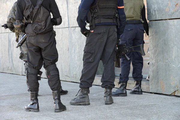 Formação das forças especiais policiais — Fotografia de Stock