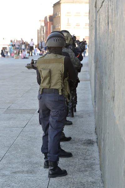 Ausbildung von Polizei-Spezialeinheiten — Stockfoto