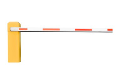 Beyaz arka plan üzerinde izole bariyer