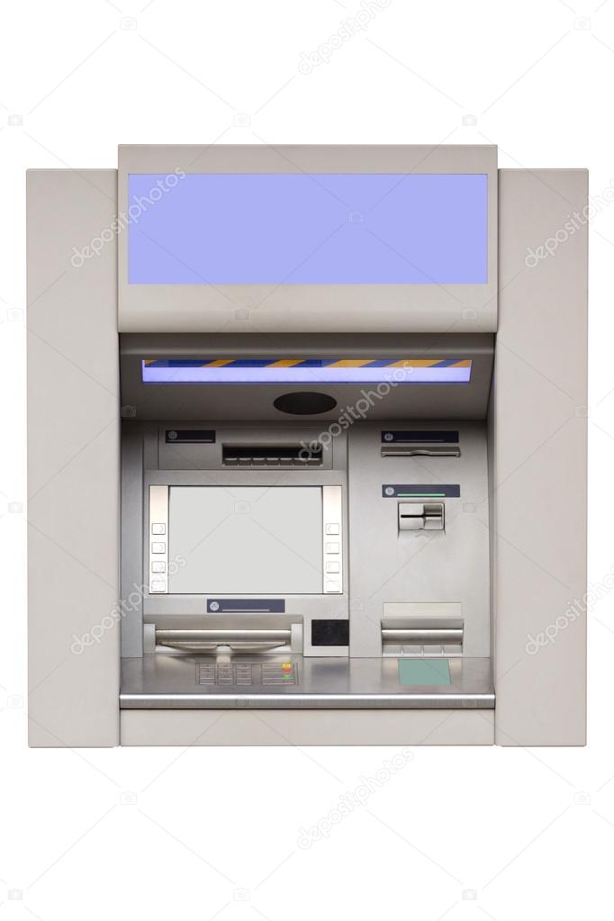 ATM machine isolated