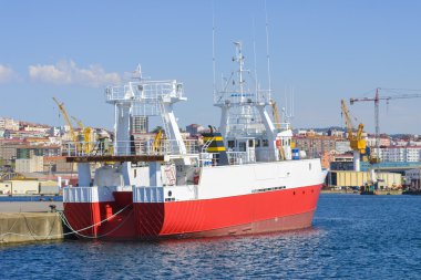 bağlantılı eski balıkçı trol