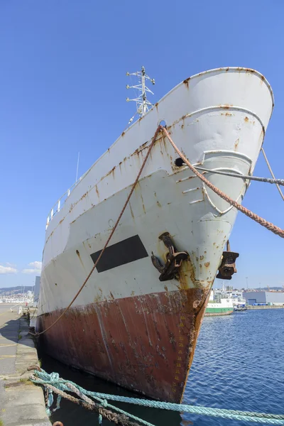Old fishing trawler anchored — Stock Photo, Image