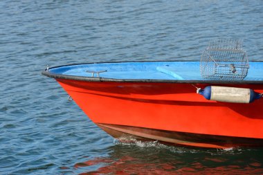 bir demirleme teknede Balık tutma