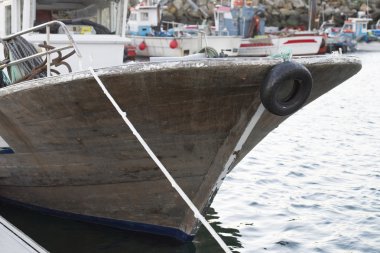 bağlantılı eski balıkçı trol