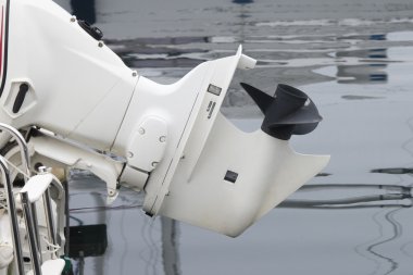 tekne motoru yakın çekim