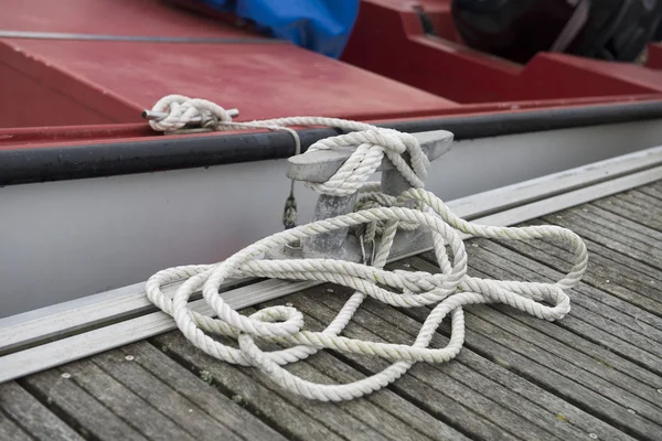 Bollards on the dock closeup — Stock Photo, Image