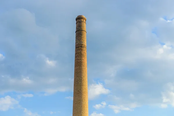 Factory chimney against the sky — Stock Photo, Image