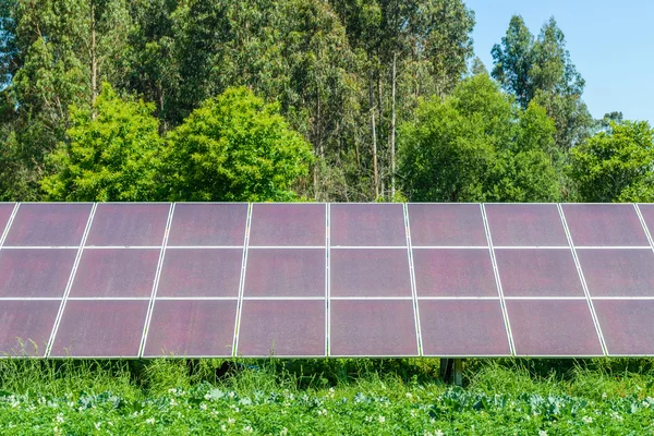 Obrázek ze solárních panelů — Stock fotografie