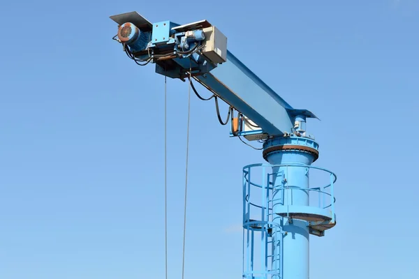 Port crane on a sky background — Stock Photo, Image