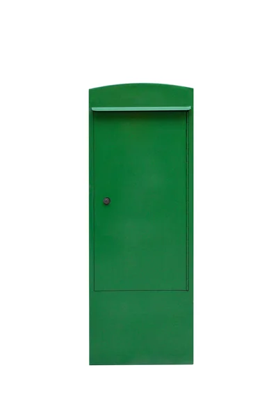 Caixa de correio isolada em um fundo branco — Fotografia de Stock