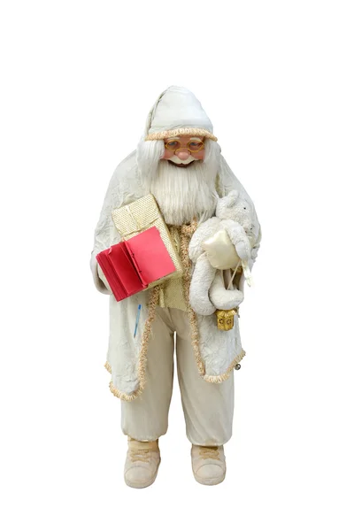 Santa Claus aislado sobre fondo blanco — Foto de Stock