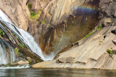 Falls Ezaro bulunan Galiçya, İspanya