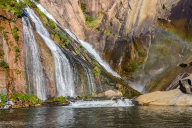 Falls Ezaro bulunan Galiçya, İspanya