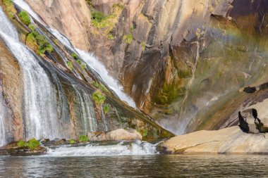 Falls Ezaro bulunan Galiçya, İspanya