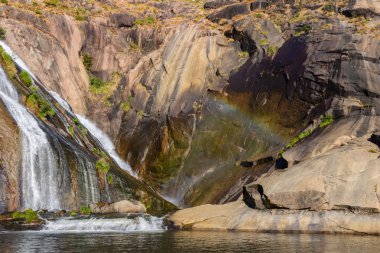 Falls Ezaro bulunan Galiçya, İspanya