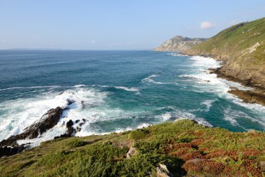 okyanusun üzerinde sörf