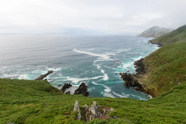 okyanusun üzerinde sörf