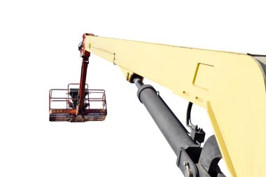 Beyaz arka plan üzerinde izole Hava Platformu