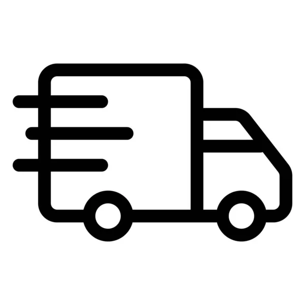 Ícone de entrega, envio ou transporte. Símbolo de entrega expresso —  Vetores de Stock