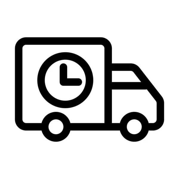 Ícone de entrega, envio ou transporte. Símbolo de entrega expresso — Vetor de Stock