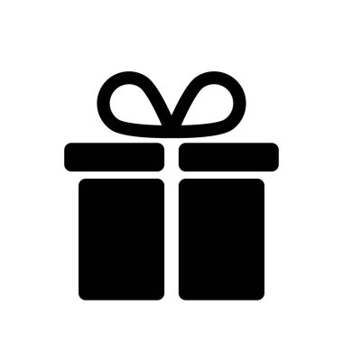 Hediye kutusu hizasında. Hediye kutusu simgesi veya şimdiki simge.