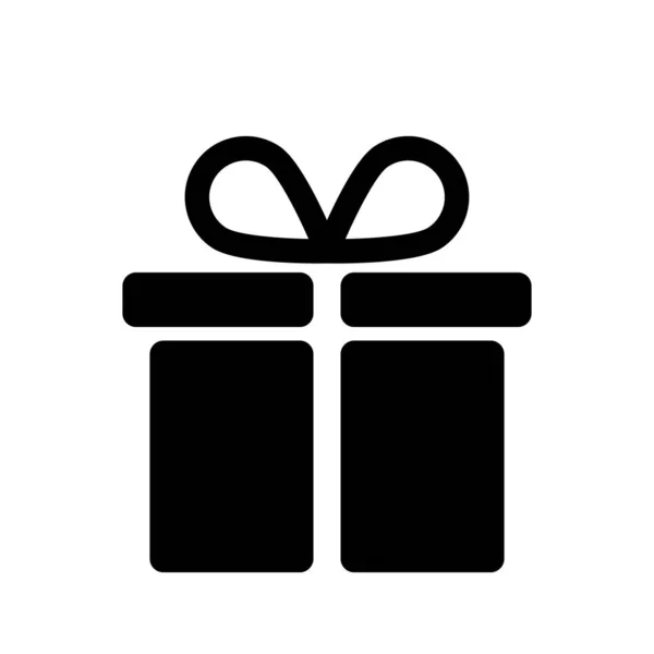 礼品盒的线条风格。礼品盒图标或礼物图标. — 图库矢量图片