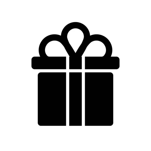 礼品盒的线条风格。礼品盒图标或礼物图标. — 图库矢量图片