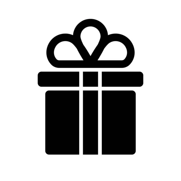 Caixa de presente em estilo linha. Ícone da caixa de presente ou ícone presente. —  Vetores de Stock