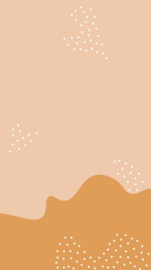 Sıvı şekilli hikaye şablonu. Taşınabilir dikey soyut pankart.