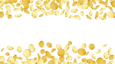 Bozuk paralar arka planda. Kumarhane ikramiyesi veya kazanma konsepti.