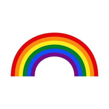 Gökkuşağı sembolü. Gey sembolü, lezbiyen gökkuşağı