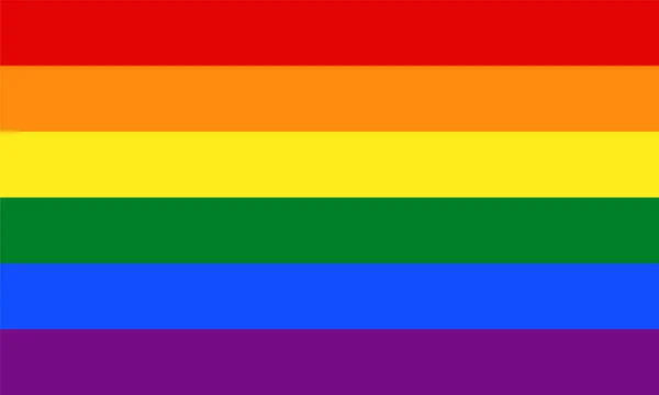 Bandera Lgbt, gay, lesbiana, bandera lgbtq. Orgullo gay símbolo. — Archivo Imágenes Vectoriales