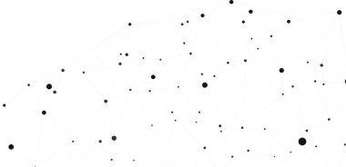 Soyut Plexus örgü geometrik arkaplan. Noktalar çizgilerle birleşti. Teknoloji soyut geçmişi. Minimalist ağ fon. Soyut çokgen şekli.