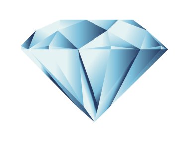Zarif mücevher, gradyan elmas. Grafik renkleri