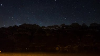 Gece dağ gölü