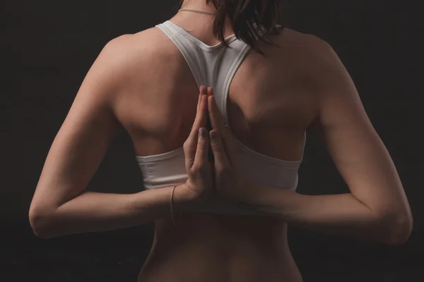 güzel sportif yogi kız uygulamaları yoga asana