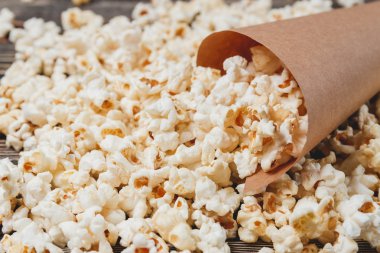 Ev yapımı Mısır Popcorn çanta içinde