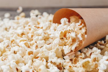 Ev yapımı Mısır Popcorn çanta içinde